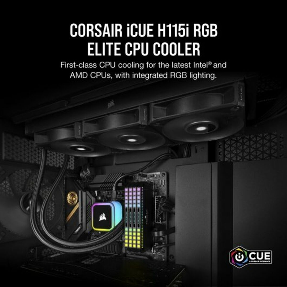 Corsair iCUE H115i RGB Liquid CPU Cooler | Alpha | 95 | gaming