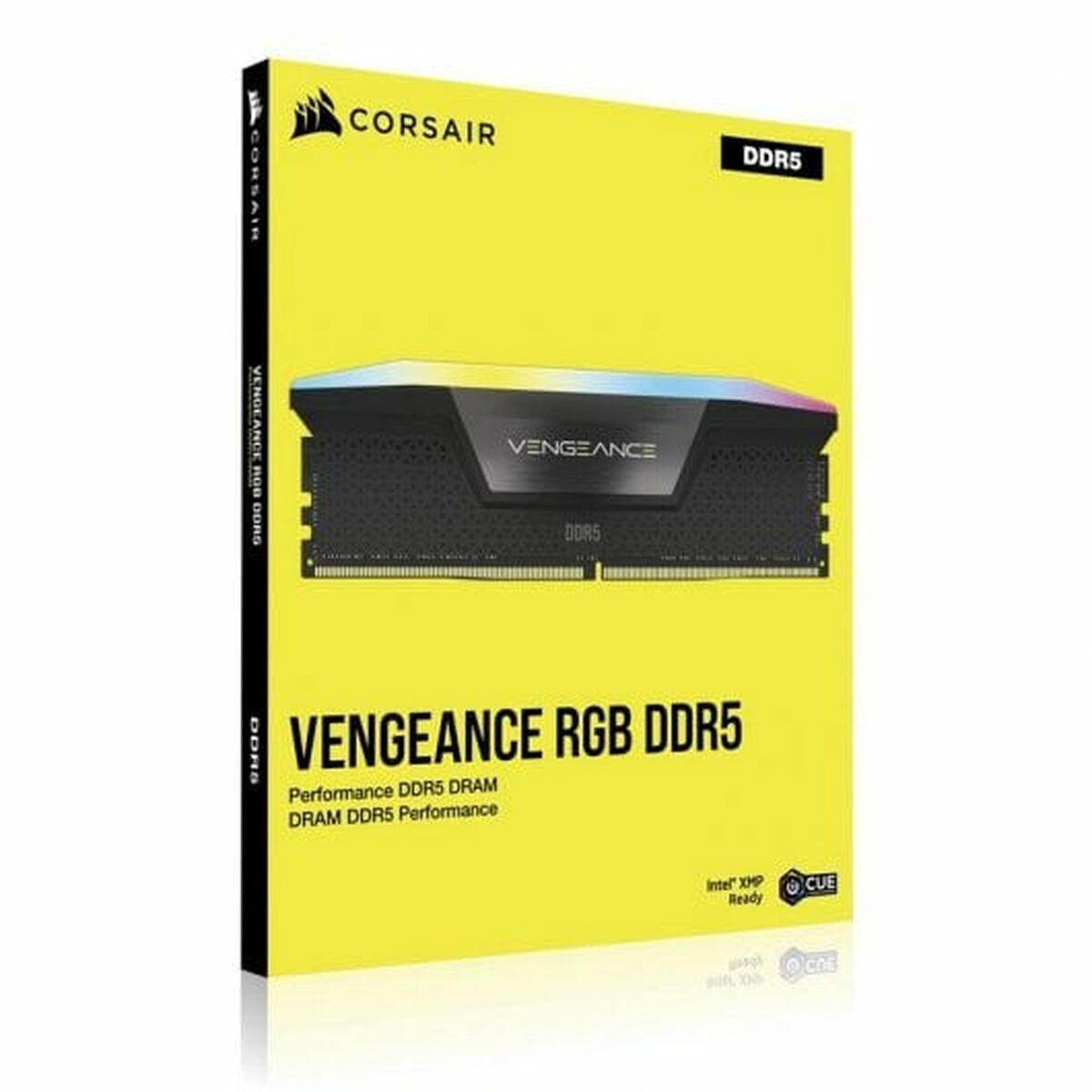 Corsair VENGEANCE® RGB 32GB (2x16GB) DDR5 DRAM 6000MT/s CL36 Memory Kit — Black