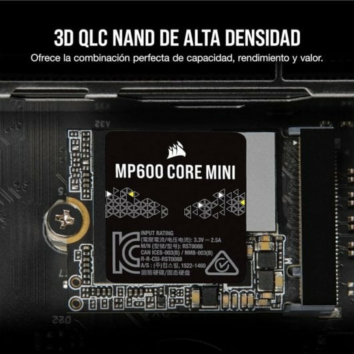 Hard Drive Corsair Force MP600 CORE MINI 2 TB 2 TB SSD