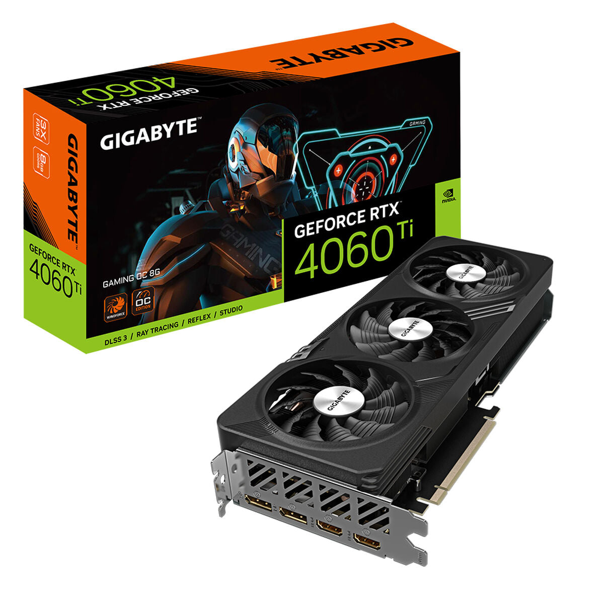 Graphics card Gigabyte GeForce RTX­­ 4060 Ti GAMING OC 8G 8 GB GDDR6 8 GB RAM GDDR6 GDDR6X